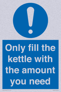 Only fill the kettle with the amount you need